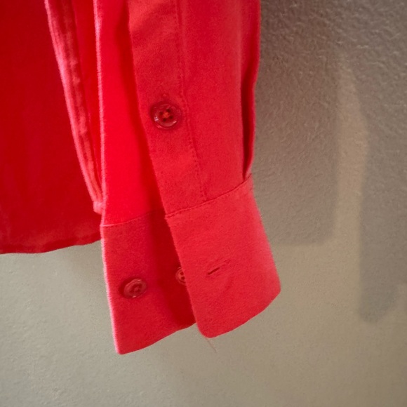 Equipment Hibiscus Red Slim Signature Silk Shirt - Picture 4 of 5